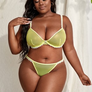 Контрастная мини -кружевная отделка